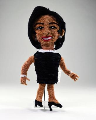 First Lady Michelle Obama Pipe Cleaner Doll