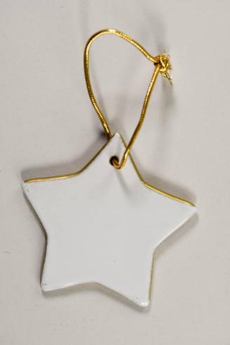 Gold-Trimmed Star Ornament