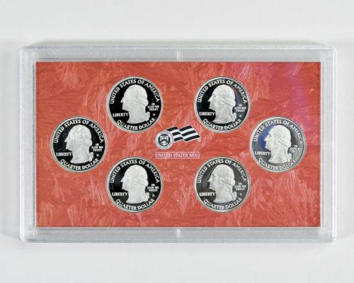 2009 United States Quarter Coins Mint Silver Proof Set