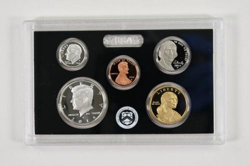 2014 United States Mint Coins Silver Proof Set