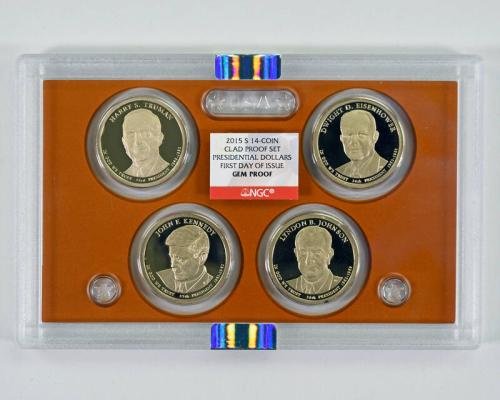 2015 United States Dollar Mint Clad Proof Set