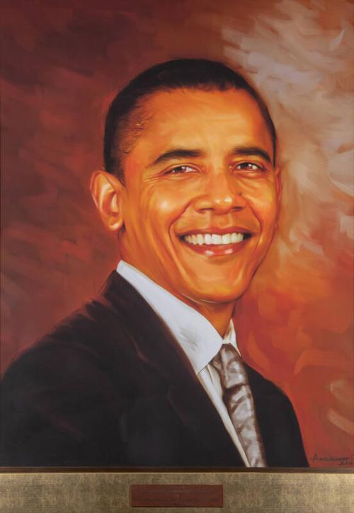 Portrait of President Obama