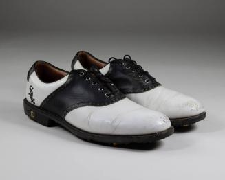 Golf Shoes with a Chicago White Sox Logo Worn by President Obama