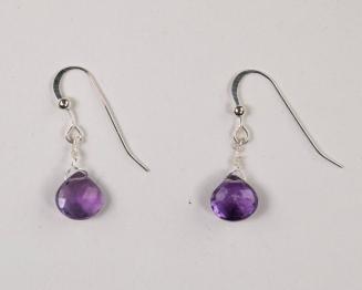 Purple Dangle Earrings