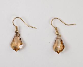 Amber Glass Earrings