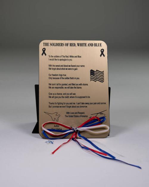 The Soldier of Red, White, and Blue Poem