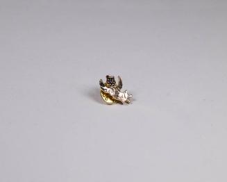 Gold-Toned Angel Lapel Pin