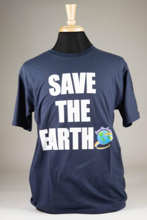 Navy Blue Save the Earth T-Shirt