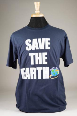 Navy Blue Save the Earth T-Shirt