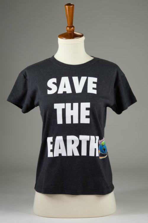 Dark Gray Save the Earth T-Shirt