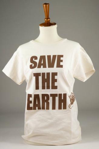 Cream Save the Earth T-Shirt