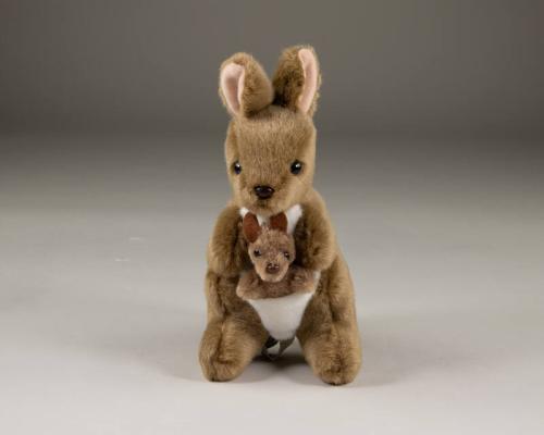 Stuffed Toy Kangaroo with Joey