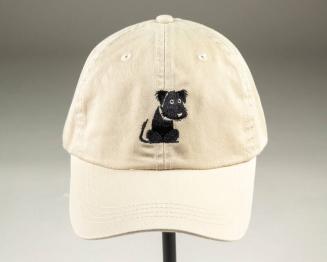 Beige Hat with Dog