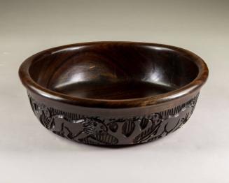 Carved Wood Bowl