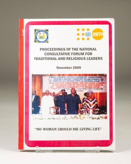 Proceedings of the National Consultative Forum for Traditional and Religious Leaders: November 2009