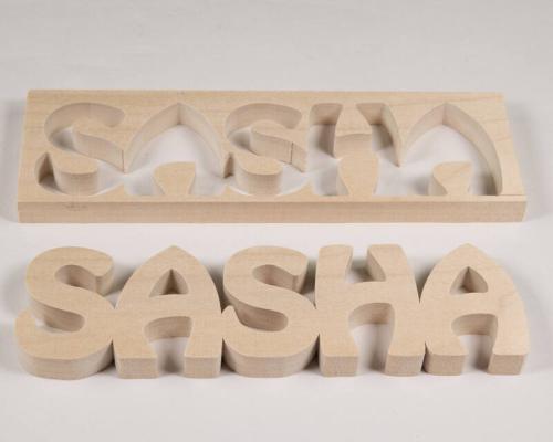 Sasha Wooden Name Puzzle