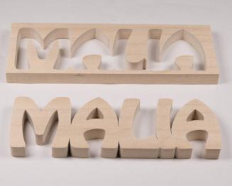 Malia Wooden Name Puzzle