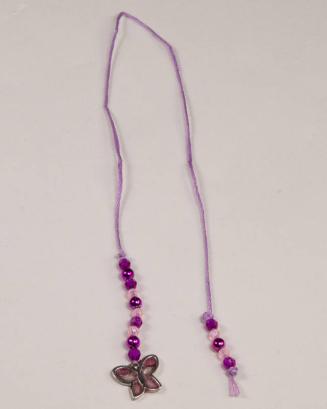 Pink and Purple String Bookmark