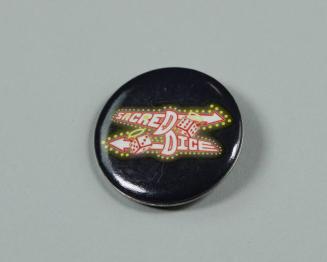 Metal Sacred Dice Button