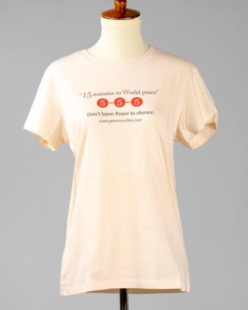 Gray "15 Minutes To World Peace" T-Shirt