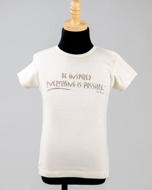 Cream "Be Inspired Everything is Possible" T-Shirt