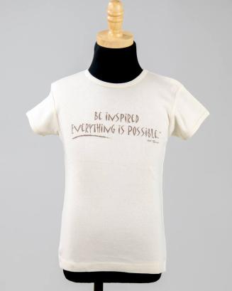 Cream "Be Inspired Everything is Possible" T-Shirt