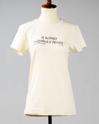 Cream "Be Inspired Everything is Possible" T-Shirt