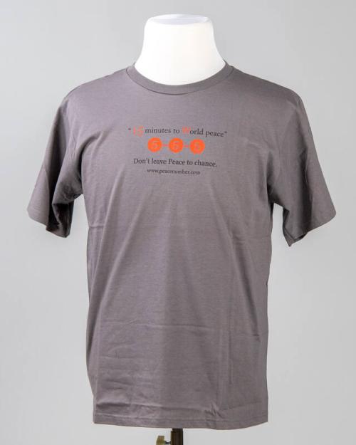 Gray "Don't Leave Peace To Chance" T-Shirt