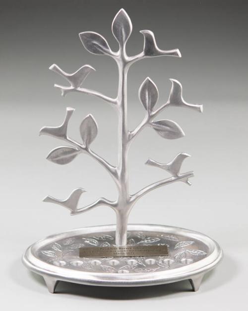 Tree of Life with Birds Menorah