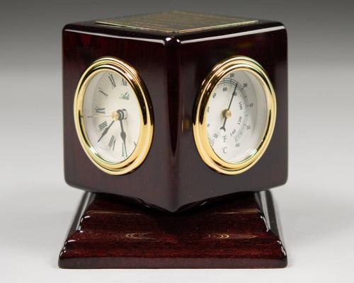 Two Time Zone Rotating Mantel Clock