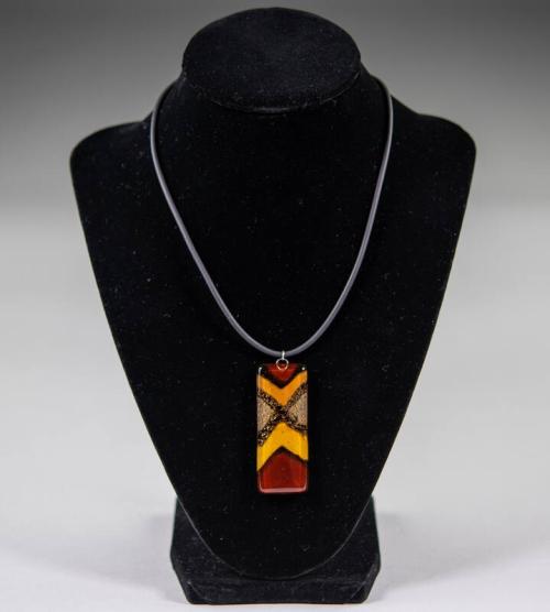 Necklace with Glass Pendant