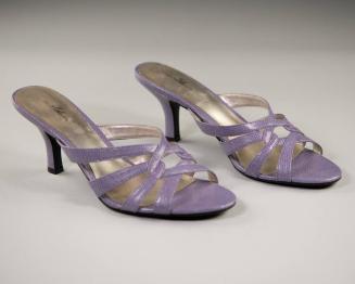 Purple Snakeskin Heels