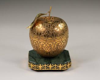 Gold Apple Trinket Box