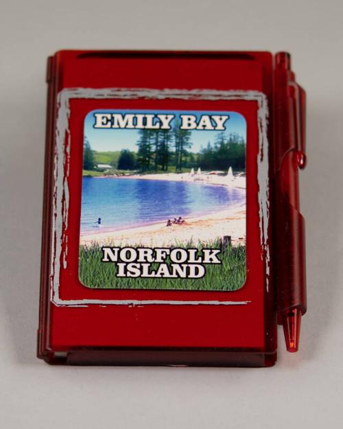 Emily Bay, Norfolk Island Notepad with Pen