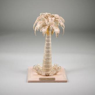 Silver Filigree Palm Tree