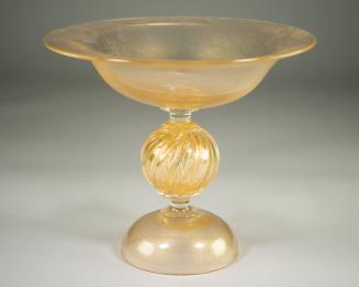 Glass and Gold Bowl