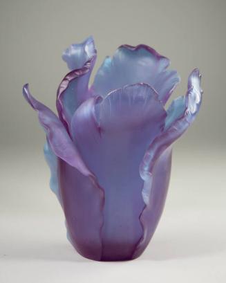 Daum Crystal Tulip Vase