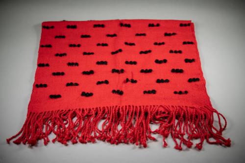 Red Wool Shawl