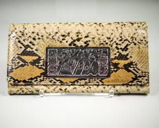 City of Copán Snakeskin Clutch