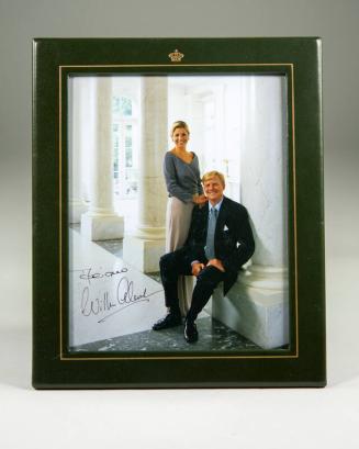 Signed photograph of Prince Willem-Alexander and Princess Máxima