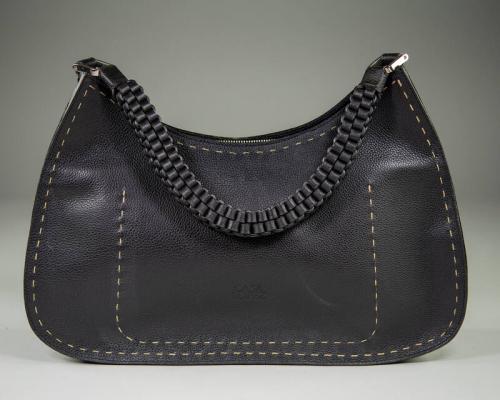 Black Leather Purse