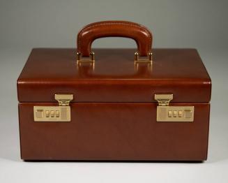 Brown Leather Jewelry Case