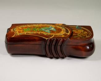 Butterfly and Chrysalis Inlaid Wood Box