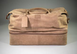 Light Brown Leather Travel Bag