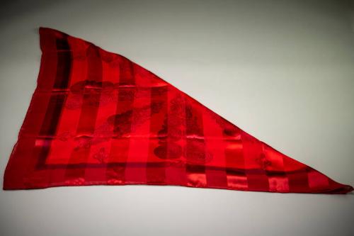 Red Silk Scarf