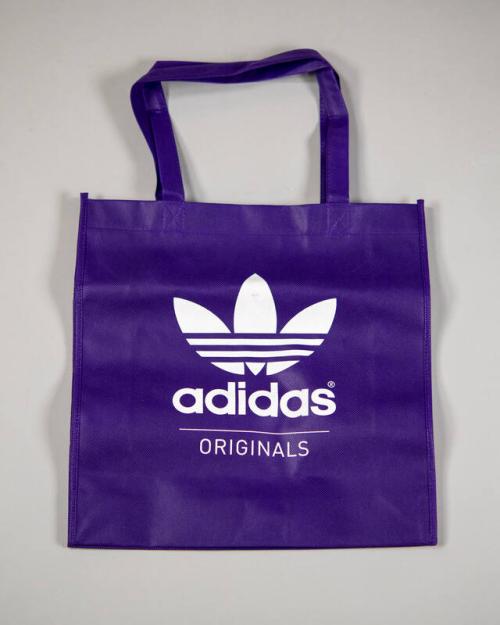 Purple Adidas Tote Bag