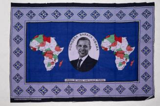 Dark Blue Hongera Barack Obama Kanga