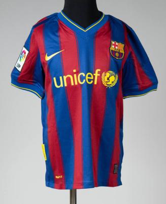 #8 Barcelona Home Youth Soccer Jersey