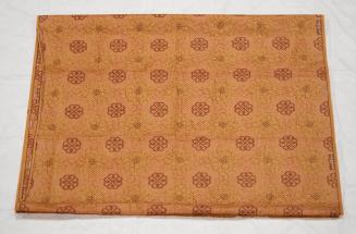 Orange Patterned Wax Cloth