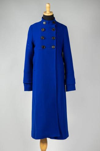 Cobalt Blue Wool Coat